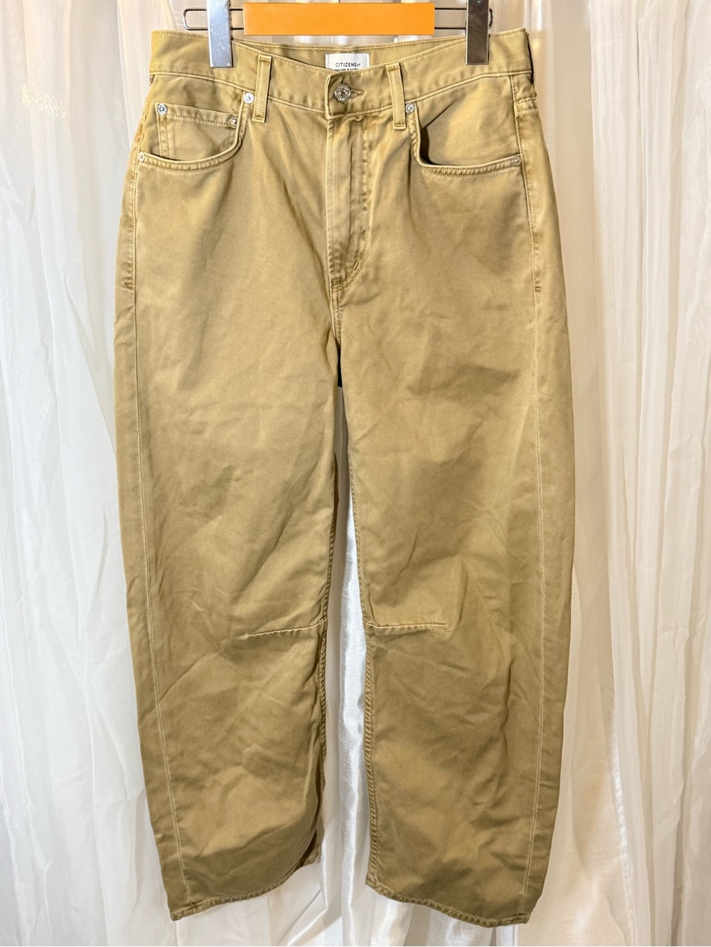Citizens Of Humanity Relaxed Straight Khaki Pants